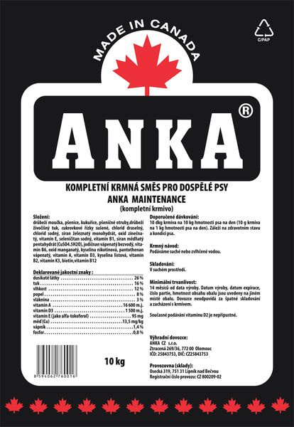 Anka Maintenance  10 kg