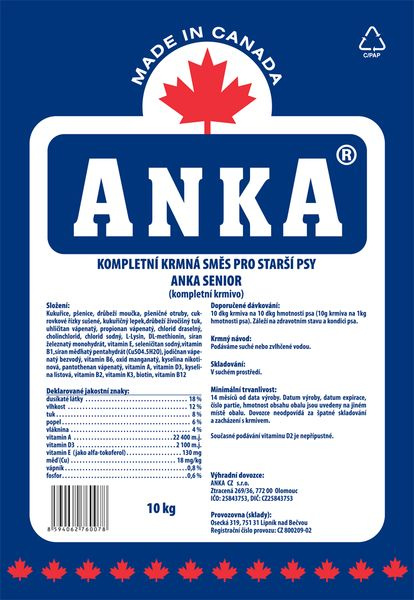 Anka Senior  20 kg