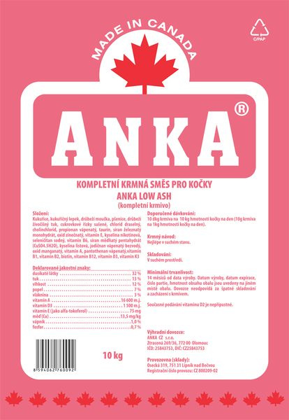 Anka Cat Low Ash  20 kg