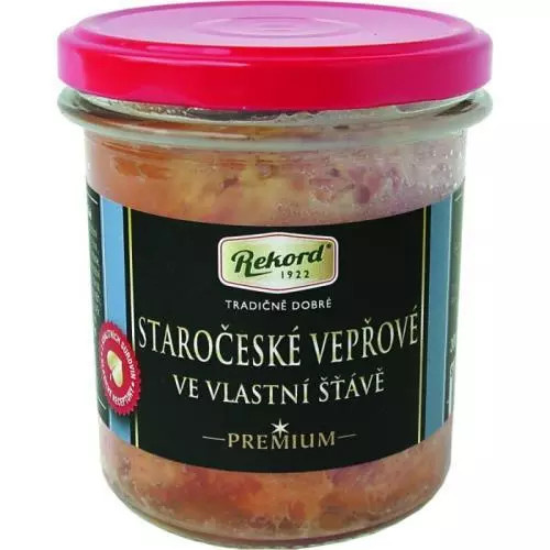 Rekord staročeské ve vlastní šťávě 300g