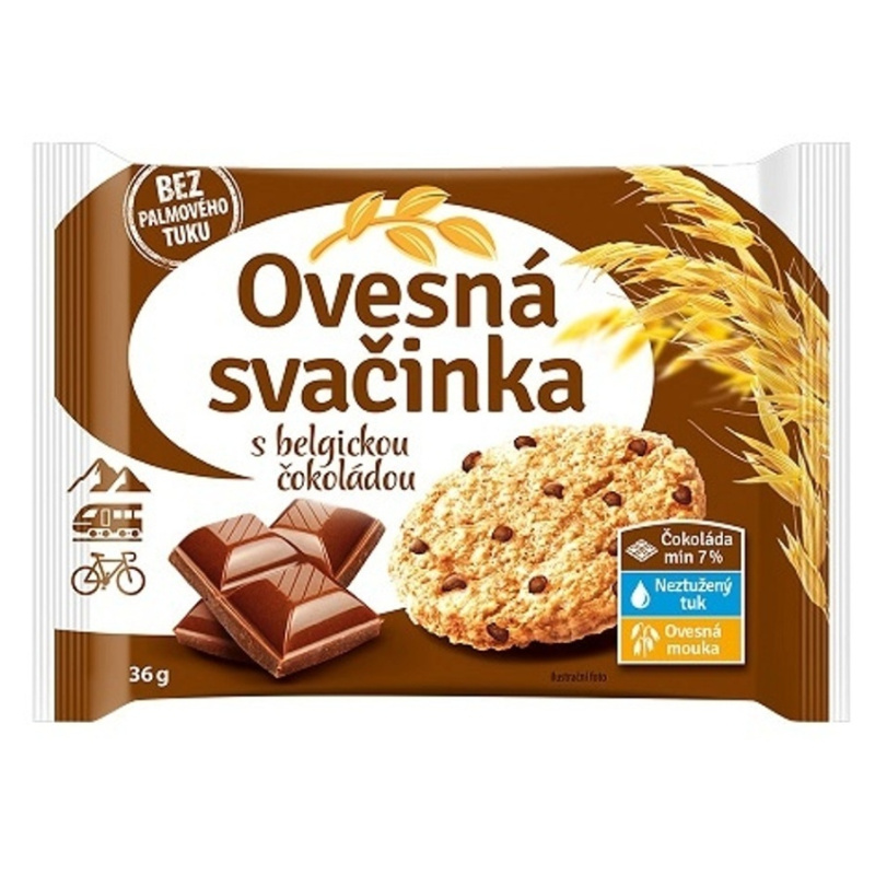 FAMMILKY Ovesná svačinka s belgickou čokoládou 36 g