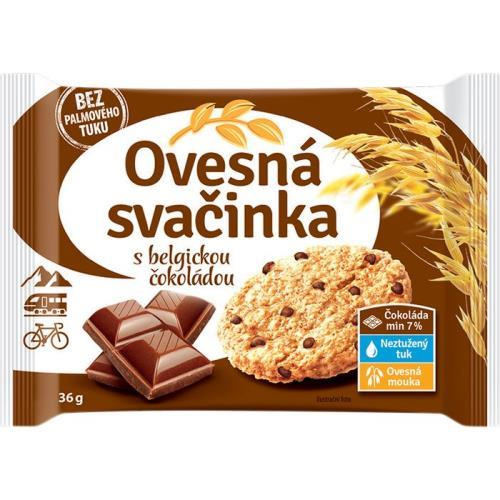 FAMMILKY Ovesná svačinka s belgickou čokoládou 36 g