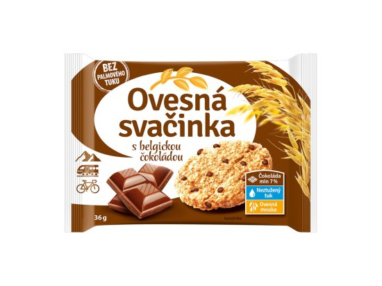 FAMMILKY Ovesná svačinka s belgickou čokoládou 36 g
