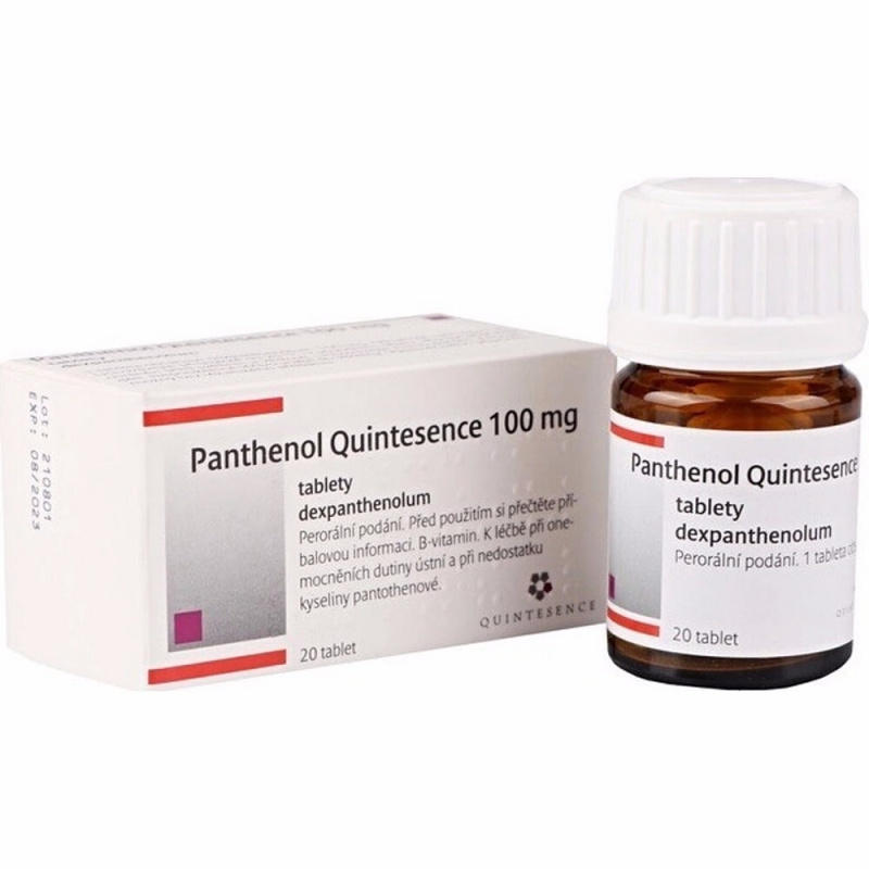PANTHENOL QUINTESENCE 100MG Tableta 20