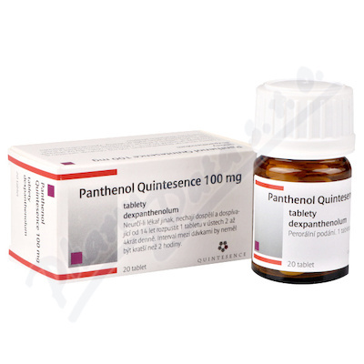 PANTHENOL QUINTESENCE 100MG Tableta 20