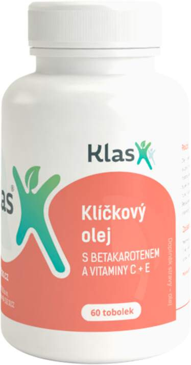 KLAS CZ Klíčkový olej s vitaminy A, C, E 60 kapslí