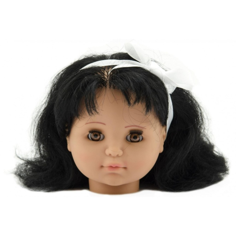 Česací hlava hamiro velká, černovláska