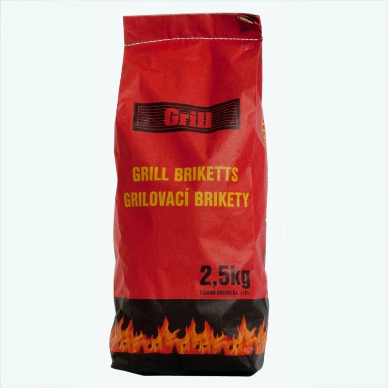 Brikety z dřevěného uhlí 2,5kg