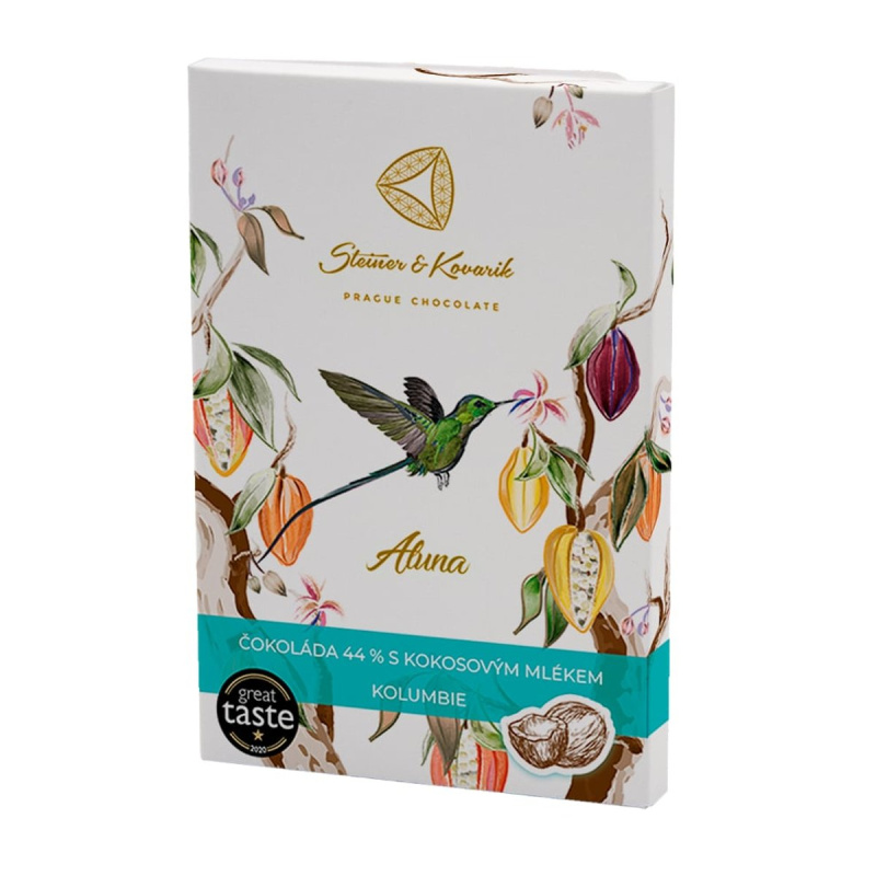 Steiner & Kovarik Aluna Bean to Bar 44 % s kokosovým mlékem