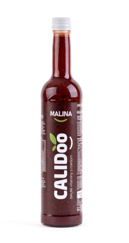 calidoo Malina - tekuté vitamíny s medem 500 ml