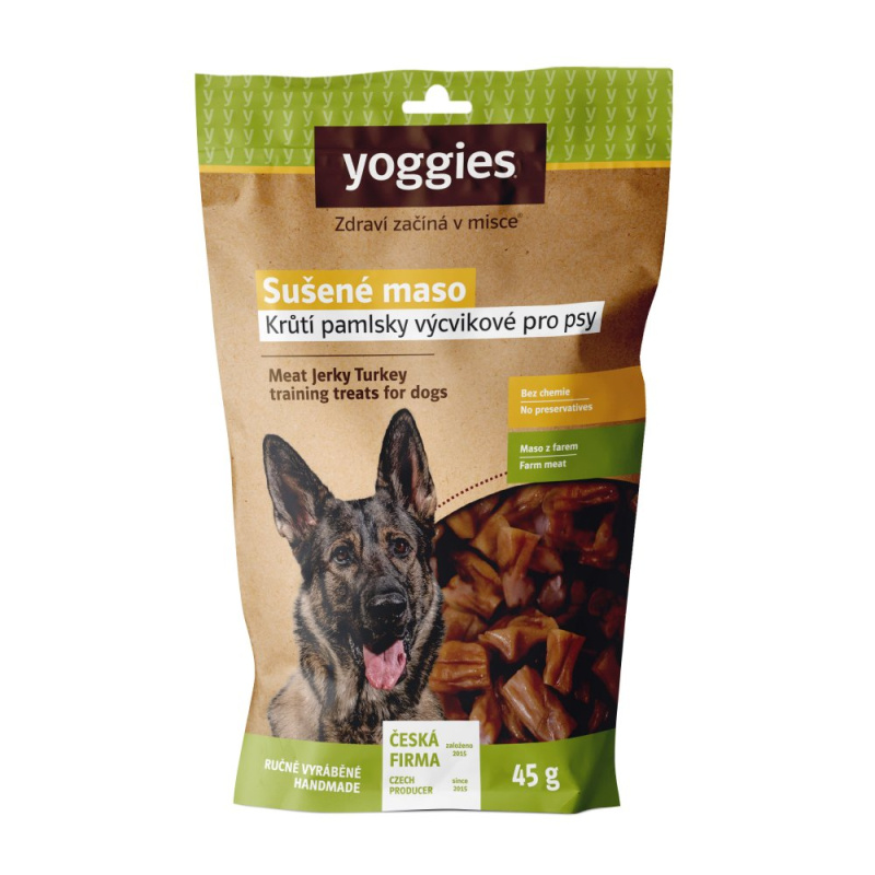 Yoggies Krůtí výcvikové pamlsky 45 g