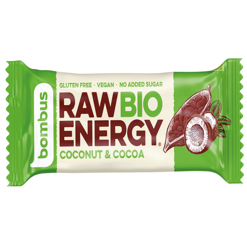BOMBUS Coconut a cocoa tyčinka BIO 50 g