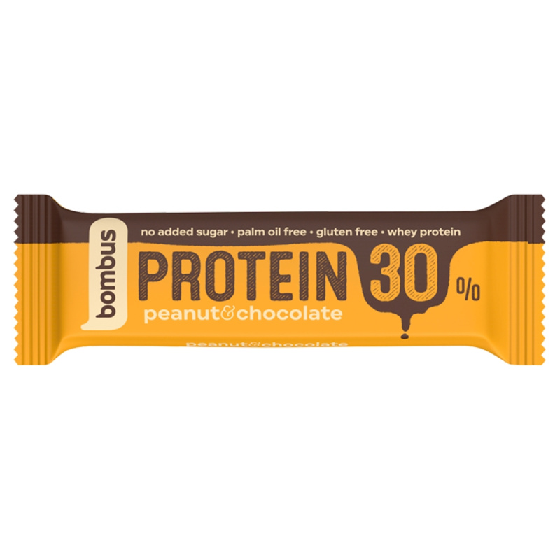 BOMBUS Protein 50g 30% Peanut&Chocolate