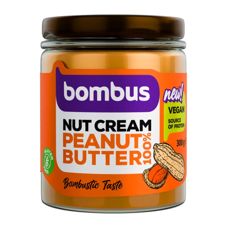 Bombus Arašídový krém 100 %, 300 g