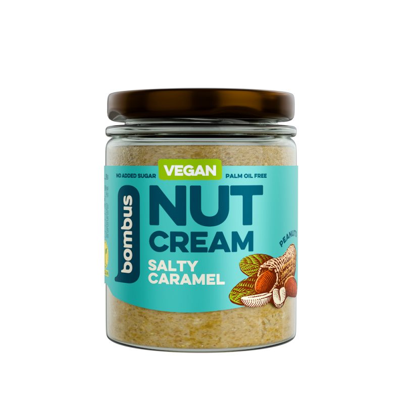 BOMBUS Nut arašídový krém slaný karamel 300 g