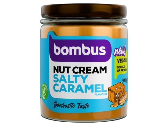 BOMBUS Nut arašídový krém slaný karamel 300 g