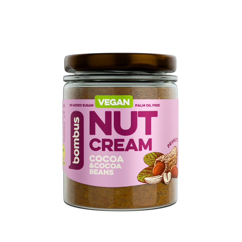 BOMBUS Nut arašídový krém s kakaem 300 g