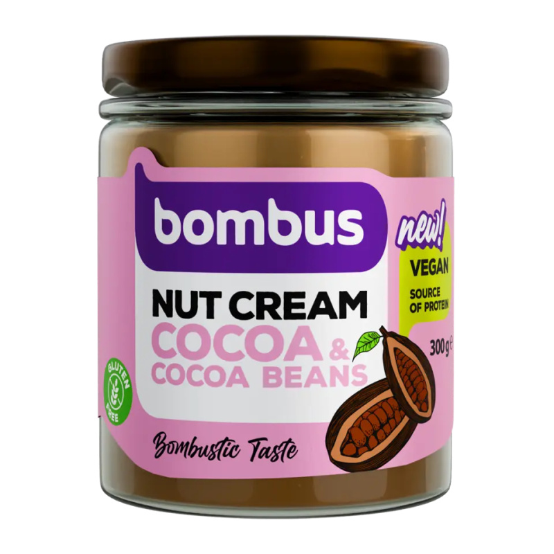 BOMBUS Nut arašídový krém s kakaem 300 g