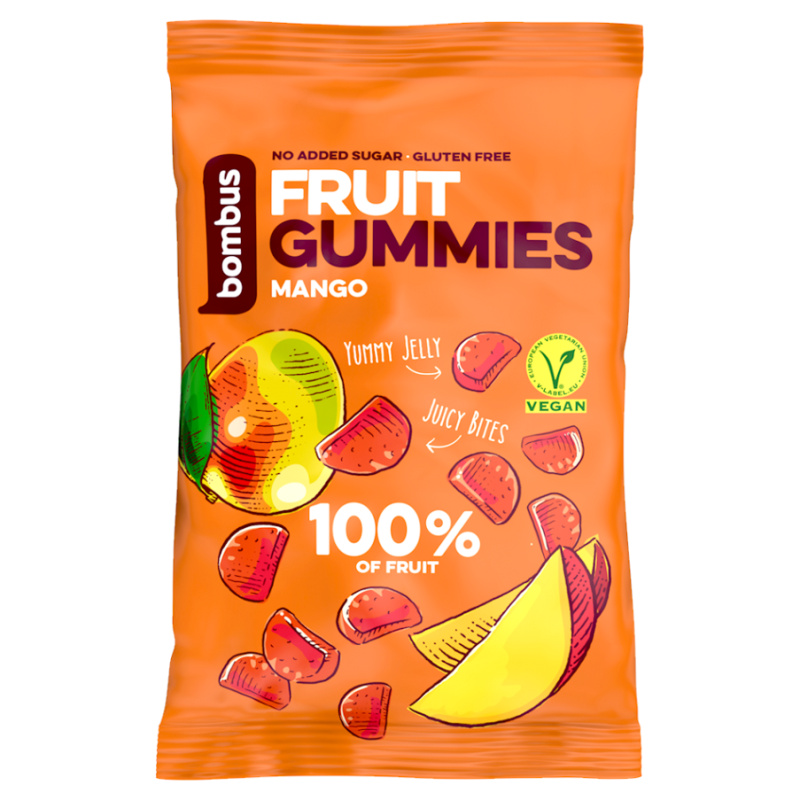 Bombus Ovocné bonbóny- mango, 35 g