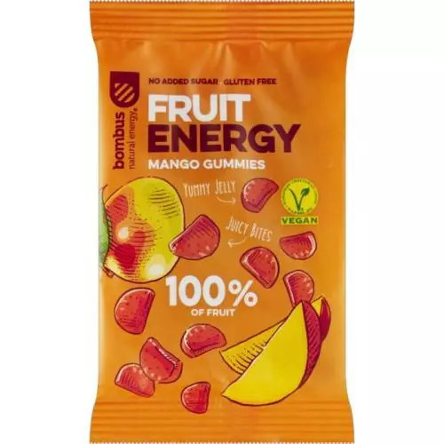 Bombus Ovocné bonbóny- mango, 35 g