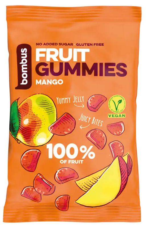 Bombus Ovocné bonbóny- mango, 35 g