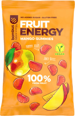Bombus Ovocné bonbóny- mango, 35 g