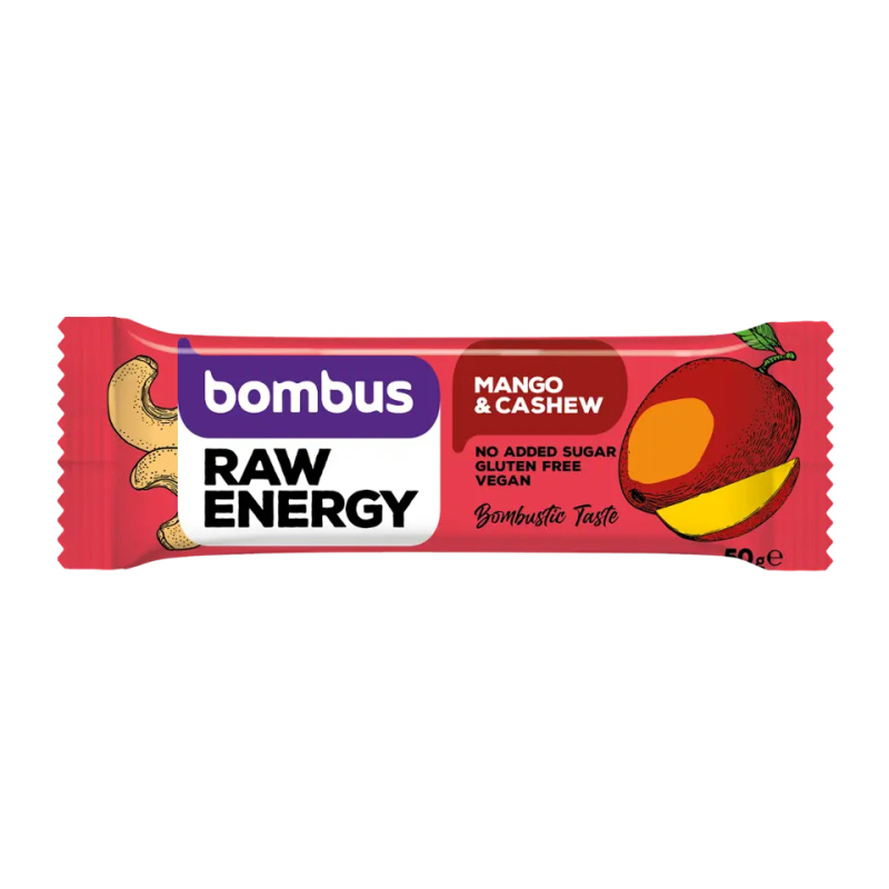 Bombus Raw ENERGY Mango a kešu 50g