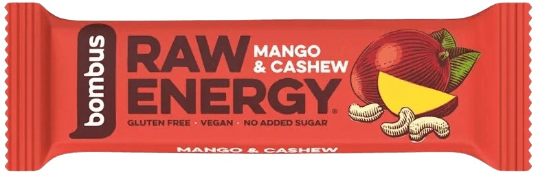 Bombus Raw ENERGY Mango a kešu 50g