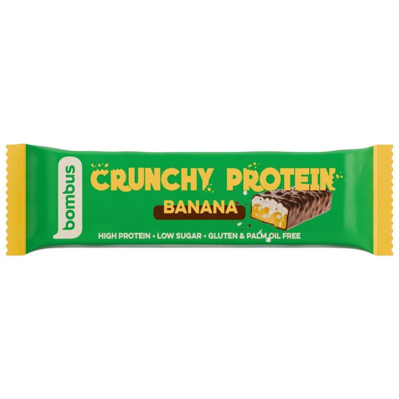Bombus Crunchy Banana proteinová tyčinka