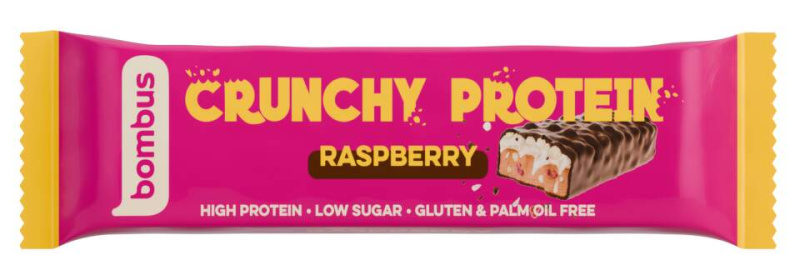 Bombus Crunchy malina, 50 g