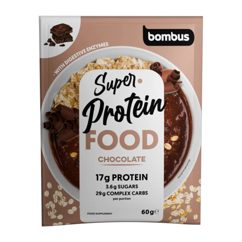 Bombus SUPER PROTEIN FOOD 60 g - čokoláda