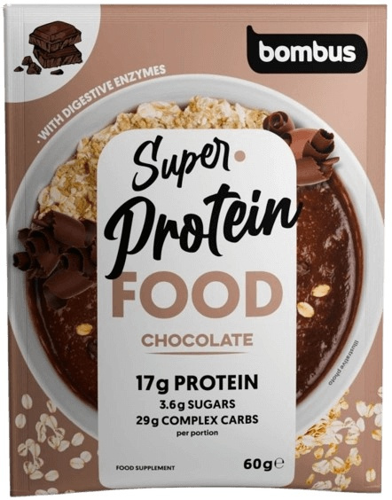 Bombus SUPER PROTEIN FOOD 60 g - čokoláda