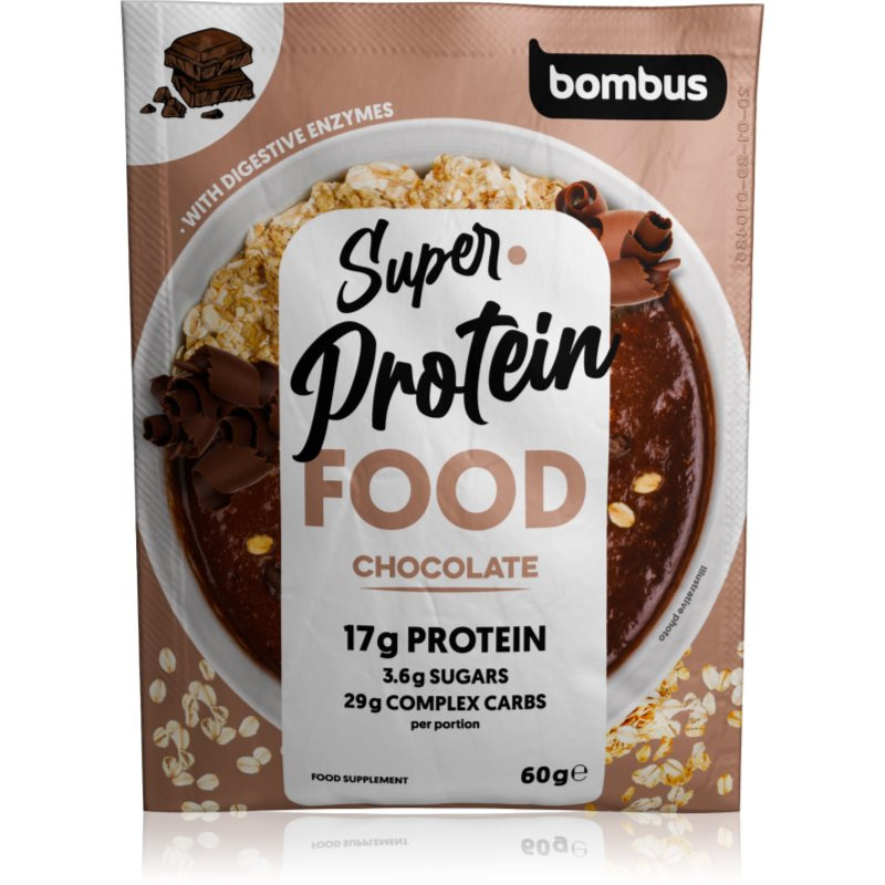 Bombus SUPER PROTEIN FOOD 60 g - čokoláda