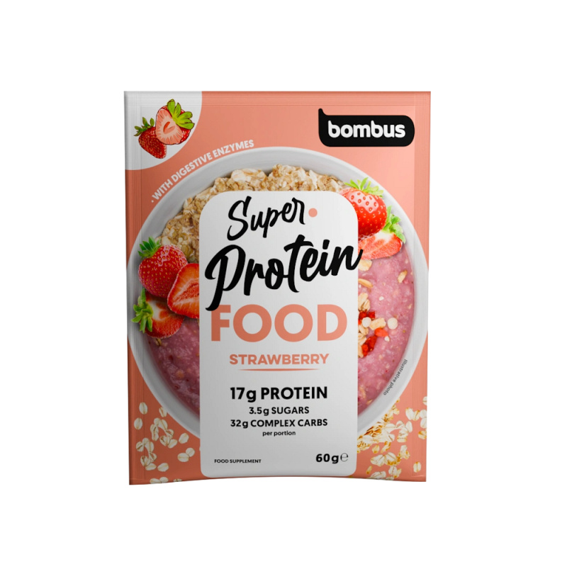 Bombus SUPER PROTEIN FOOD 60 g - jahoda