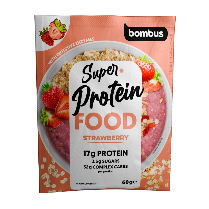Bombus SUPER PROTEIN FOOD 60 g - jahoda