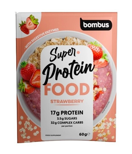 Bombus SUPER PROTEIN FOOD 60 g - jahoda