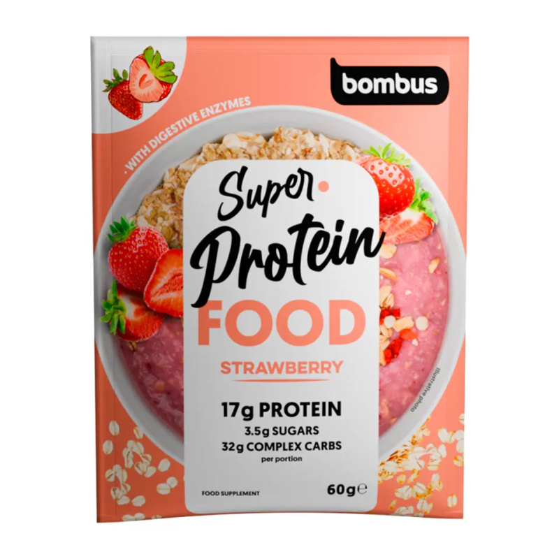 Bombus SUPER PROTEIN FOOD 60 g - jahoda