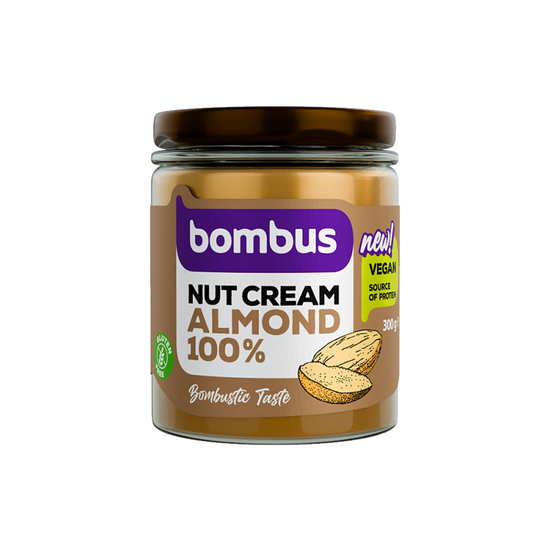 BOMBUS Nuts cream 100% mandlový krém 300 g