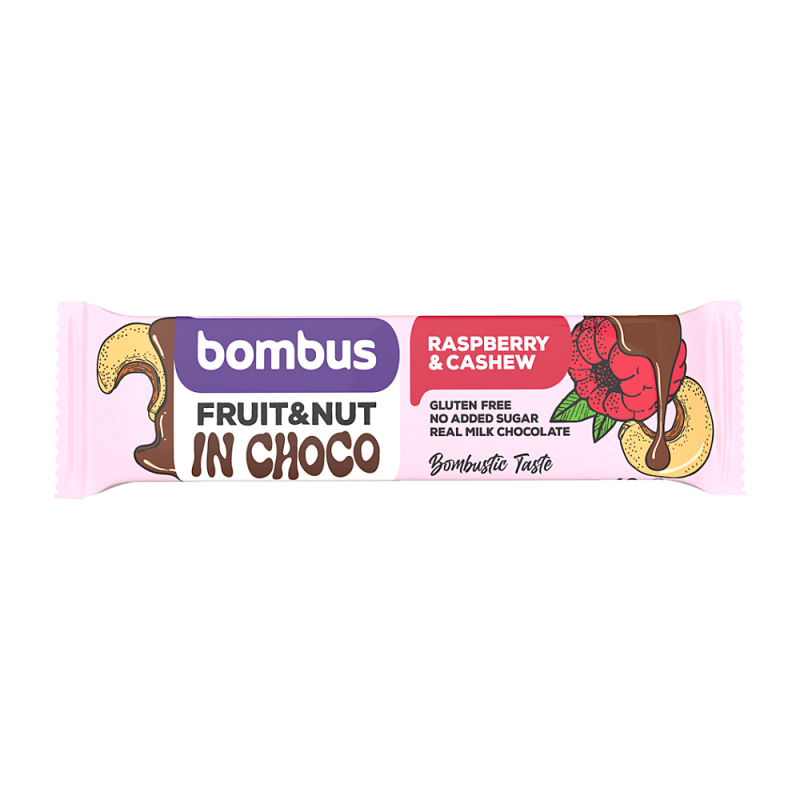 Bombus Fruit & Nut Raspberry & Cashew