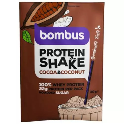 BOMBUS Protein shake kakao a kokos 30 g