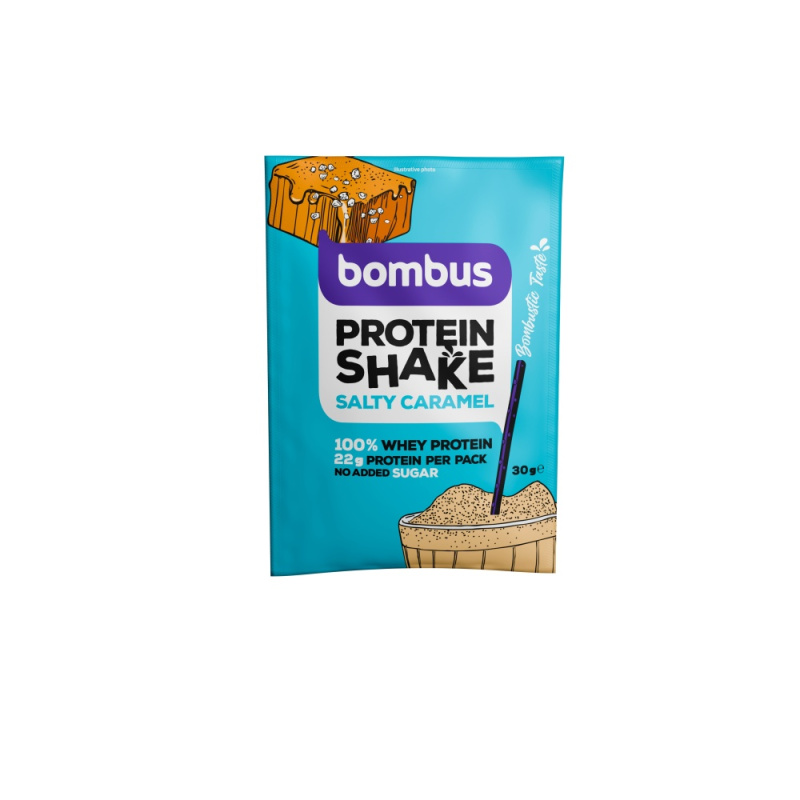 BOMBUS Protein shake slaný karamel 30 g
