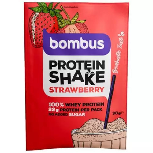 BOMBUS Protein shake jahoda 30 g