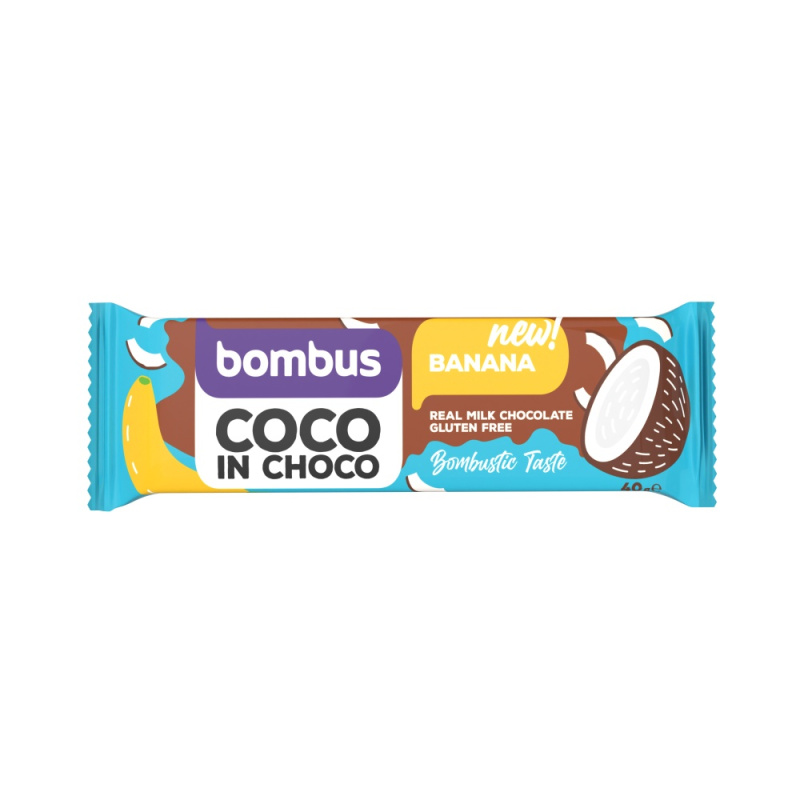 Bombus Coco in choco banán tyčinka 40 g