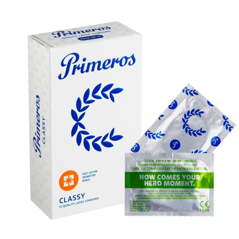 Primeros Classy kondomy z kvalitního latexu