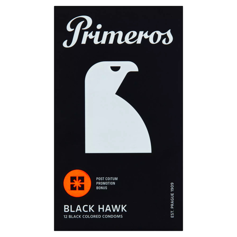Primeros Black Hawk kondomy 12 ks