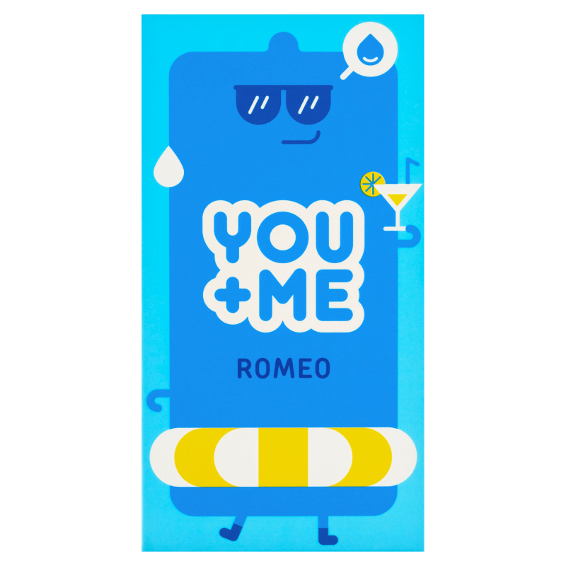 You Me Romeo kondomy se zvýšenou dávkou lubrikace