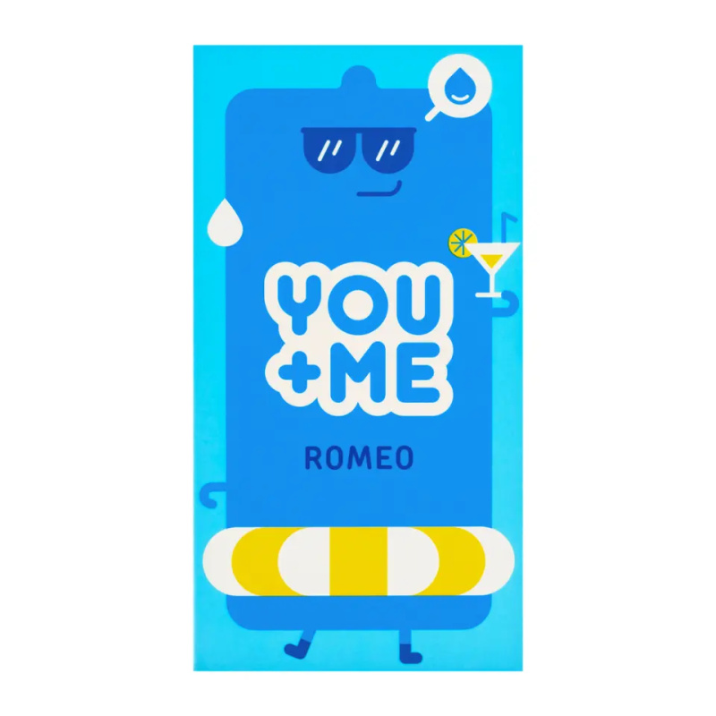 You Me Romeo kondomy se zvýšenou dávkou lubrikace