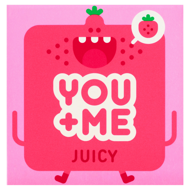 You Me Juicy Strawberry kondomy 3 ks