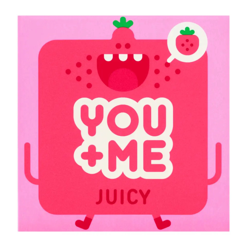 You Me Juicy Strawberry kondomy 3 ks