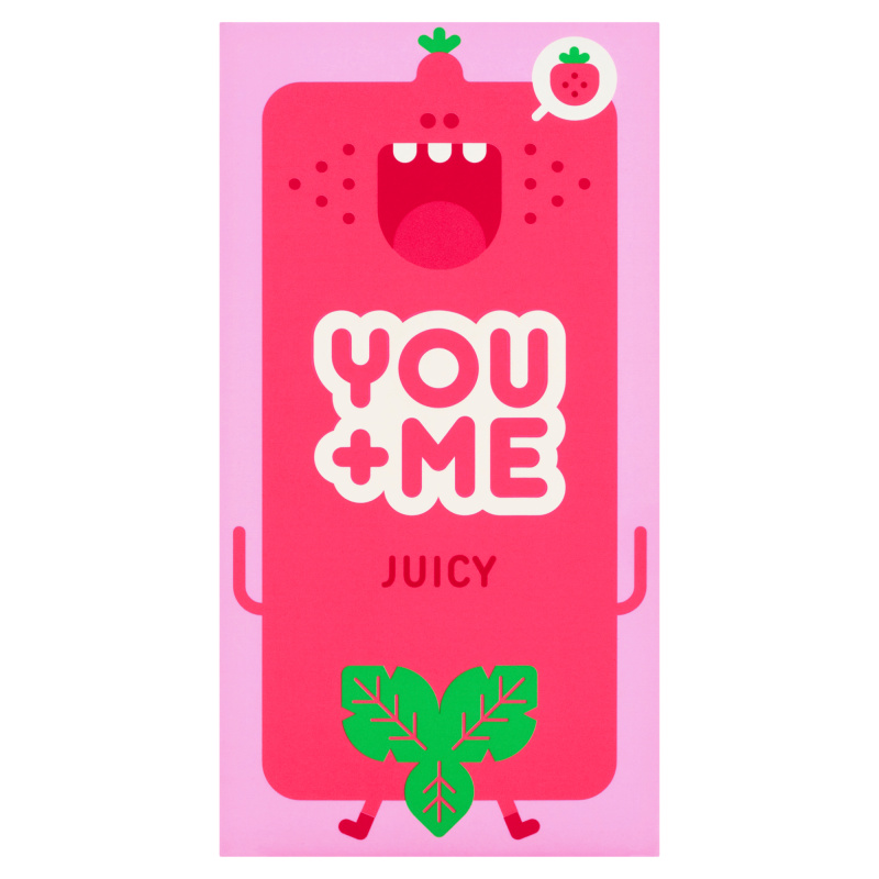 You Me Juicy kondomy s jahodovým aroma